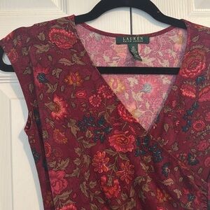 Lauren Ralph Lauren Floral Midi Dress
